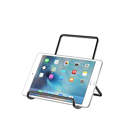 Tablet Holder Stand, IOQSOF Universal Multi-Angle Non-Slip Adjustable Holder Cradle for 9-10.1 Inch Tablet PC, Pad (Black)
