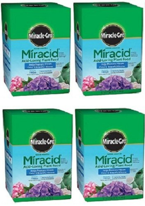 Miracle Gro 1750011 Miracid  1 LB  30-10-10 Water Soluble Acid Loving Plant Food - Quantity 4