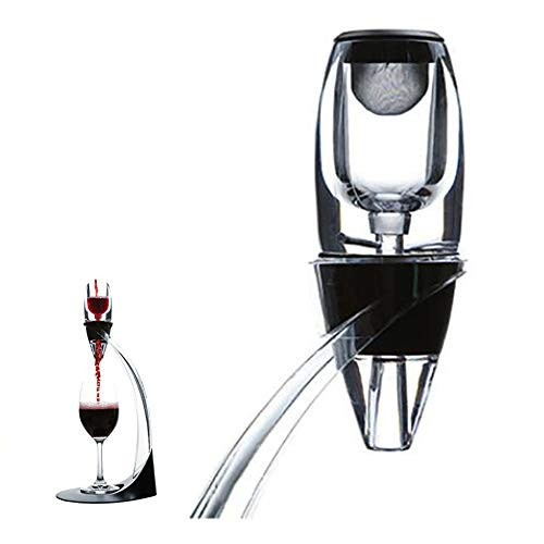 AURALLL Wine Aerator Decanter with Base Premium Wine Aerator Decanter Pourer and Filter for Red and White Wine for Wine Lovers