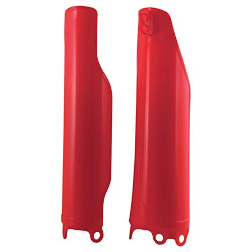 Acerbis Lower Fork Cover Set 2000 CR Red - Fits  Honda CRF450X 2005-2009