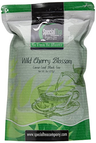 Special Tea Loose Leaf Black Tea  Wild Cherry Blossom  8 Ounce