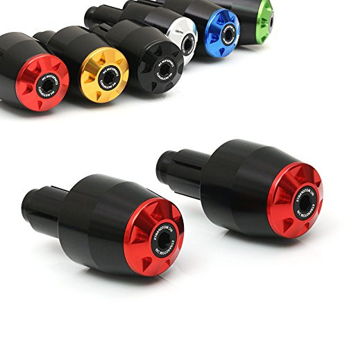 MC Motoparts STORM CNC Bar End Sliders For Honda CBR1000RR CBR600RR CB650F MXS125 CB1000R CBR250R CB500 Rebel 250  Red