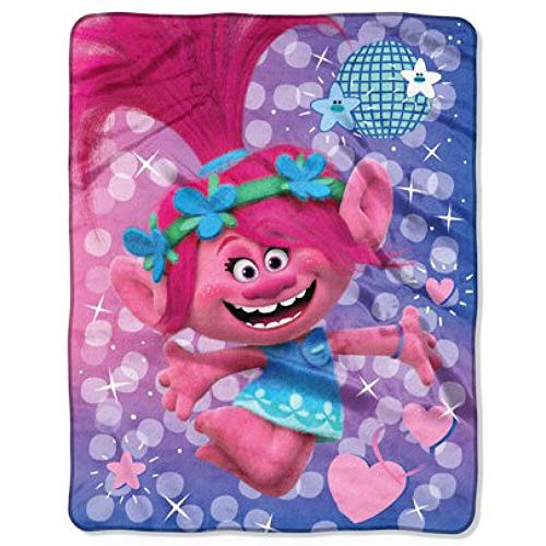 Trolls Movie Poppy Kids Soft Throw Blanket