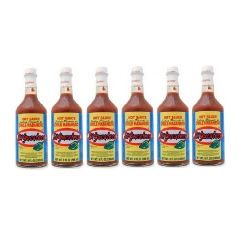 El Yucateco Red Habanero Hot Sauce 8 oz.  6-Pack