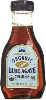 Trader Joe's Organic RAW Blue Agave Sweetener 11.75 oz  Pack of 2