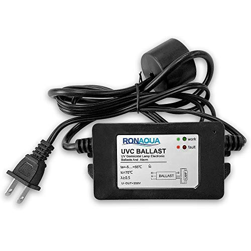 RONAQUA 100-120V 55W Electronic Ballast for 12GPM UV Water Sterilizer with Four Prong Connection to Lamp and Green Red Indicator Light