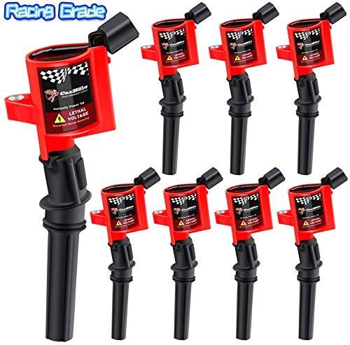 Big Autoparts DG508 Ignition Coils Curved Boot Coil Pack Fits for Ford Lincoln Mercury 4.6L 5.4L 6.8L V8 Compatible with DG457 DG472 DG491 DG540 FD503 High Performance Ignition Coil8 pcs Red Big Autoparts DG508 Ignition Coils Curved Boot Coil Pack Fits for Ford Lincoln Mercury 4.6L 5.4L 6.8L V8 Compatible with DG457 DG472 DG491 DG540 FD503 High Performance Ignition Coil8 pcs Red
