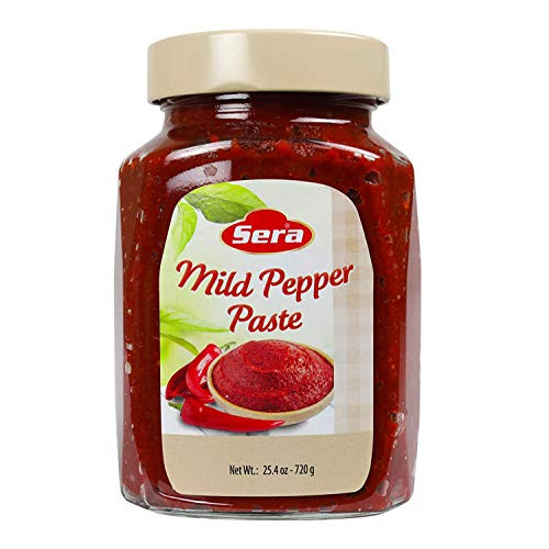 Red Pepper Paste Spread in Glass jar  Mild  25.4 Oz