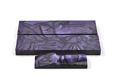 Purple Haze Kirinite Knife Handles Scales - 5" X 1-1 2" X 1 4"  Pair of 2