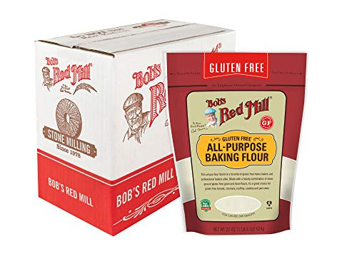 Bob's Red Mill Resealable Gluten Free All Purpose Baking Flour  22 Ounce  Pack of 4