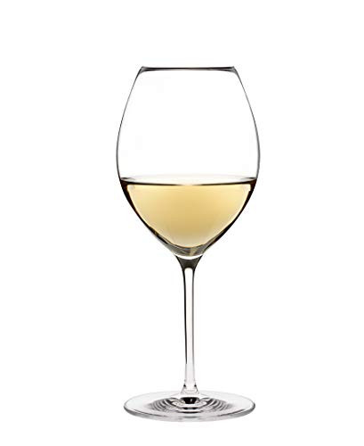 Oneida Flavor First  Creamy  and  Silky  Set of 4  Crystal Wine Glasses by Karen MacNeil  Designed for White Wines such as Chardonnay  Pinot Gris  and Red Wines like Pinot Noir  Chianti and more  clear
