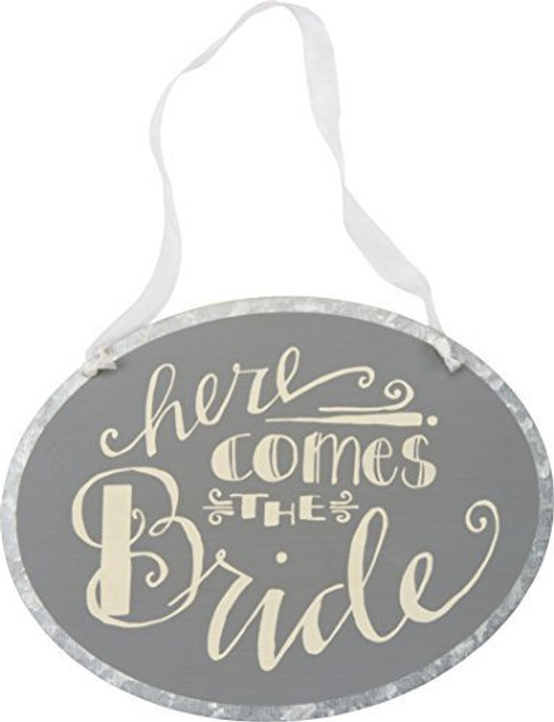 Primitives By Kathy Tin Sign, Here Comes the Bride by Primitives By Kathy Primitives By Kathy Tin Sign, Here Comes the Bride by Primitives By Kathy