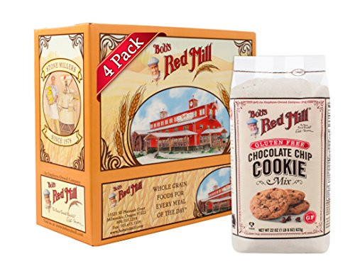 Bob's Red Mill Gluten Free Chocolate Chip Cookie Mix 22 Oz 4 Pack Bob's Red Mill Gluten Free Chocolate Chip Cookie Mix 22 Oz 4 Pack