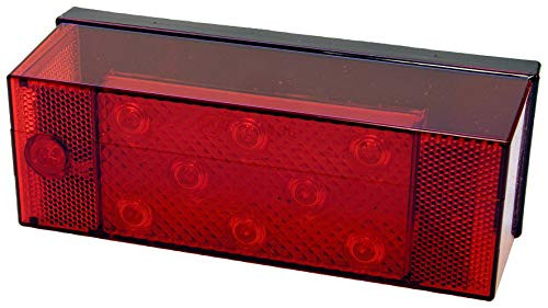 PETERSON MFG V856L Trailer Light - Red - Rectangular