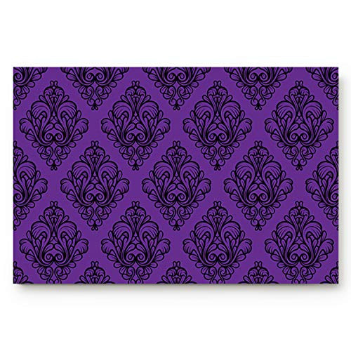 Doormats Entrance Rugs Rhombus Geometric Texture Purple Entryway Door Mats Floor Mats Apartment Office Front Door 20 x 31.5 inches Doormats Entrance Rugs Rhombus Geometric Texture Purple Entryway Door Mats Floor Mats Apartment Office Front Door 20 x 31.5 inches