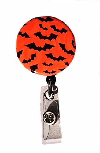 Bats Halloween Retractable Badge Reel ID Badge Holder