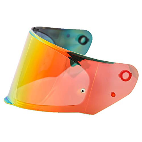 LS2 Helmets Assault Rapid Stream Outer Face Shield  Sunset Red Iridium