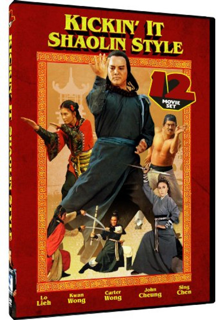 Kickin' It Shaolin Style - 12 Movie Set  Fists From Shaolin - Shaolin Brothers - The Cavalier - Shaolin Kung Fu Plus 8 more