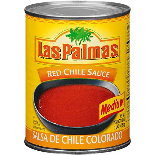 Las Palmas B02856 Las Palmas Medium Red Chili Sauce -6x19oz