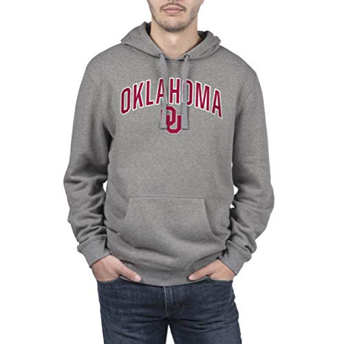 Top of the World Oklahoma Sooners Men's Dark Charcoal Gray Hoodie Sweatshirt  Medium