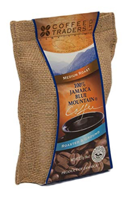 Coffee Traders 100% Jamaica Blue Mountain Coffee Ground  8oz Coffee Traders 100% Jamaica Blue Mountain Coffee Ground  8oz