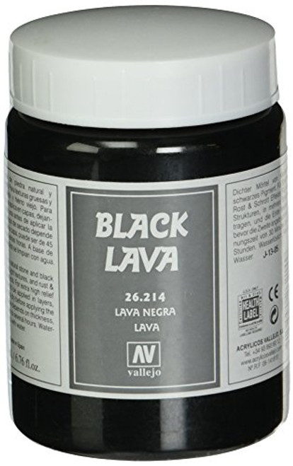 Vallejo Black Lava Paste 200ml Vallejo Black Lava Paste 200ml