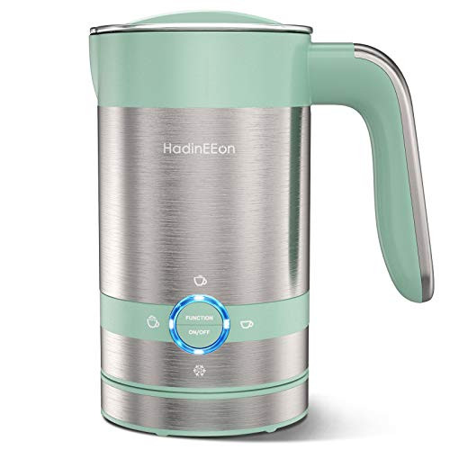 HadinEEon 4 in 1 Magnetic Milk Frother Non-Stick Interior Electric Milk Steamer and Frother 3.4oz 6.8oz Automatic Foam Maker Hot Cold Milk Frother and Warmer for Latte Cappuccino Hot Chocolates HadinEEon 4 in 1 Magnetic Milk Frother Non-Stick Interior Electric Milk Steamer and Frother 3.4oz 6.8oz Automatic Foam Maker Hot Cold Milk Frother and Warmer for Latte Cappuccino Hot Chocolates