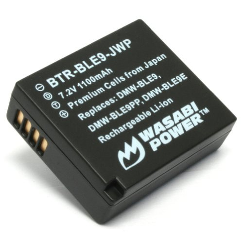 Wasabi Power Battery for Panasonic DMW-BLE9, DMW-BLG10 and Panasonic Lumix DMC-GF3, DMC-GF5, DMC-GF6, DMC-GX7