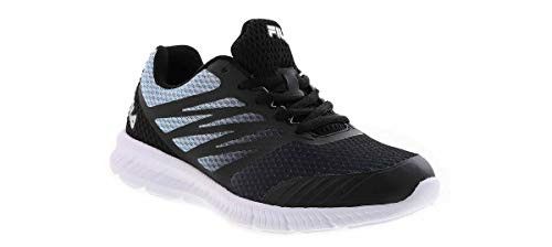 Fila Womens Memory Fantom 3 Running Shoe 8.5 Black Light Blue Silver