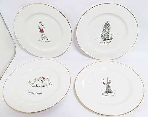 Merry Masterpieces American Collection 4 Dessert Plates Merry Masterpieces American Collection 4 Dessert Plates