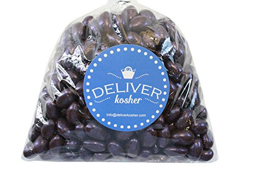 Deliver Kosher Bulk Candy - Jewel Purple Chocolate Almonds - 1lb Bag Deliver Kosher Bulk Candy - Jewel Purple Chocolate Almonds - 1lb Bag