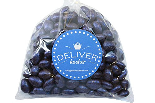 Deliver Kosher Bulk Candy - Jewel Blue Chocolate Almonds - 1lb Bag Deliver Kosher Bulk Candy - Jewel Blue Chocolate Almonds - 1lb Bag