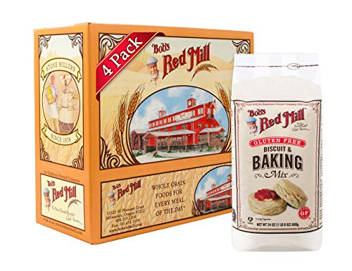 Bob's Red Mill Gluten Free Biscuit and Baking Mix 24 Ounce Pack of 4 Bob's Red Mill Gluten Free Biscuit and Baking Mix 24 Ounce Pack of 4