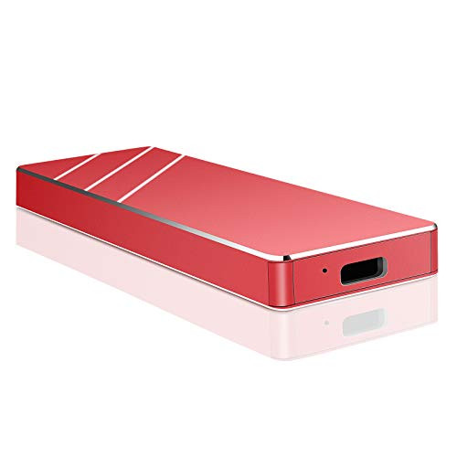 Portable 1TB External Hard Drive Portable HDD  USB 3.1 Hard Drive for PC  Mac  Xbox  Laptop - Red 1TB