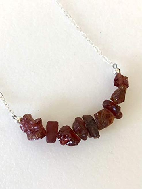 Red Garnet Necklace  Raw Garnet Gemstones  Rough Cut Garnet  January Birthstone  Valentine's Day Gift  Gold Fill  Sterling Silver. Red Garnet Necklace  Raw Garnet Gemstones  Rough Cut Garnet  January Birthstone  Valentine's Day Gift  Gold Fill  Sterling Silver.