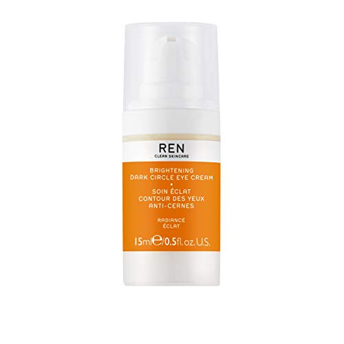 REN Clean Skincare - Radiance Brightening Dark Circle Eye Cream - Hydrates While Proven to Reduce Dark Spots in 7 Days - Clean  Vegan Facial Products  0.5 Fl Oz REN Clean Skincare - Radiance Brightening Dark Circle Eye Cream - Hydrates While Proven to Reduce Dark Spots in 7 Days - Clean  Vegan Facial Products  0.5 Fl Oz