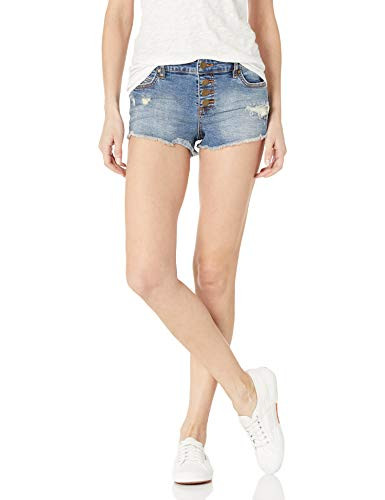 Billabong Women's Buttoned Up Denim Short  Beach Blue  31