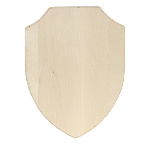 Walnut Hollow 41906 Basswood Simple Shield Style Plaque Wood