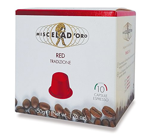 Miscela d'Oro Espresso Nespresso Compatible Capsules - Full Case - All blends  Red