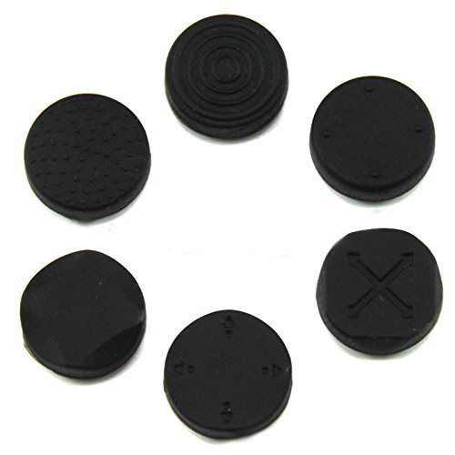 Analog Thumb Grips Stick Caps Thumbstick Cover Joystick for Nintend Switch NS Poke Ball Plus Pokeball Controller -Black-