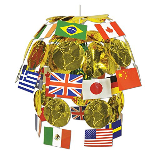 International Flag Cascade Party Accessory -1 count- -1/Pkg-