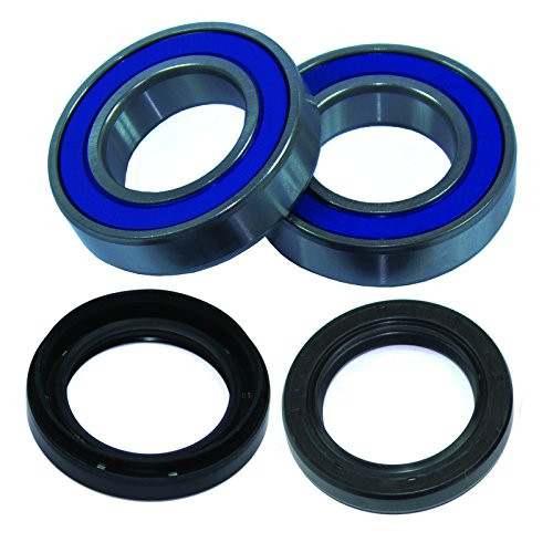 Caltric Compatible with Front Wheel Ball Bearing  and  Seals Kit Yamaha Timberwolf 250 Yfb250 Yfb-250 2Wd 1995-1997