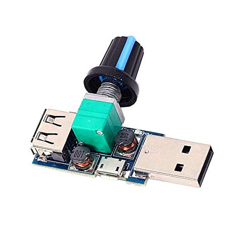 Mini USB Fan Governor Wind Speed Controller Air Volume Regulator Cooling Mute Multi Function Fan Speed Switch Module DC 5V