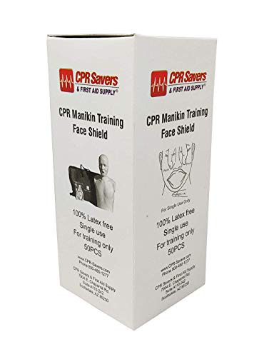 CPR Savers and First Aid Supply CPR Training Face Shields for Easy Sanitation on Manikins -1-