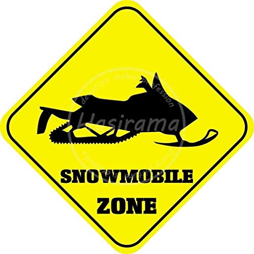 Bobdsa Mrute Snowmobile Zone Tin Wall Sign The Art Iron Painting Plaque Metal Wall Decoration Poster Decor Gifts for Office Home Man Cave Cafe Shop bar 8X12 INCHES Vintage Signs