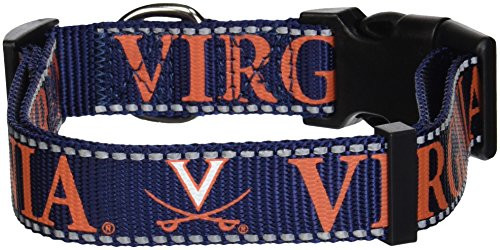 Pet Goods NCAA Virginia Cavaliers Dog Collar, Large