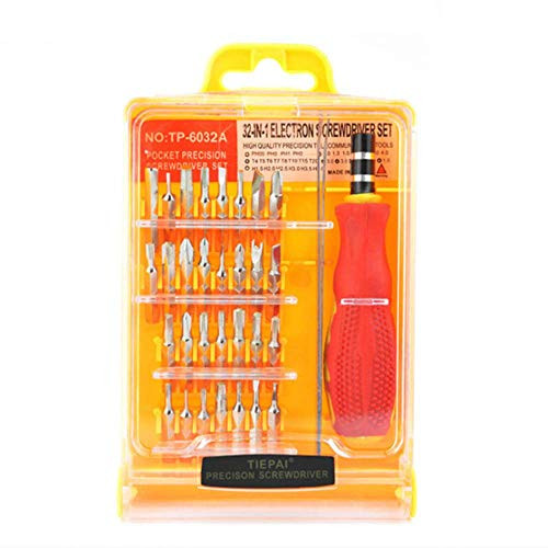 32-in-1 Small Screwdriver Set, Mini Precision Professional Electronics Repair Tool Kit With 30 Bits Magnetic Driver Kit, Small Screwdriver Sets for Phone, Watch, Glasses, Console, Tablet, PC