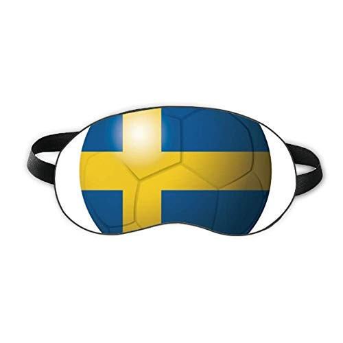 Sweden National Flag Soccer Football Sleep Eye Shield Soft Night Blindfold Shade Cover