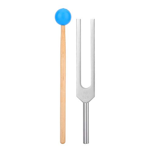 Tuning Fork, Healing Tuning Fork, Yoga Tuning Fork Aluminum Tuning Fork Hammer Ball System Testing Tuning Fork Instrument 528Hz Frequency Energy Fork With Hammer Tuning Fork, Healing Tuning Fork, Yoga Tuning Fork Aluminum Tuning Fork Hammer Ball System Testing Tuning Fork Instrument 528Hz Frequency Energy Fork With Hammer