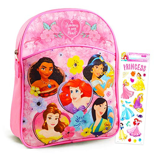 Disney Princess Mini Backpack Preschool Toddler Kindergarten ~ Deluxe 11" Princess School Bag with Stickers -Disney Princess School Supplies- Disney Princess Mini Backpack Preschool Toddler Kindergarten ~ Deluxe 11" Princess School Bag with Stickers -Disney Princess School Supplies-
